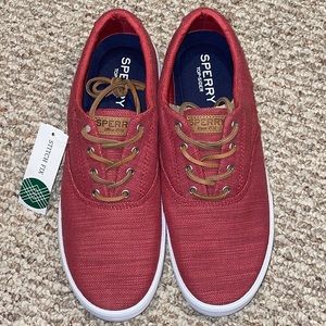 Sperry Striper Baja Sneaker in Red